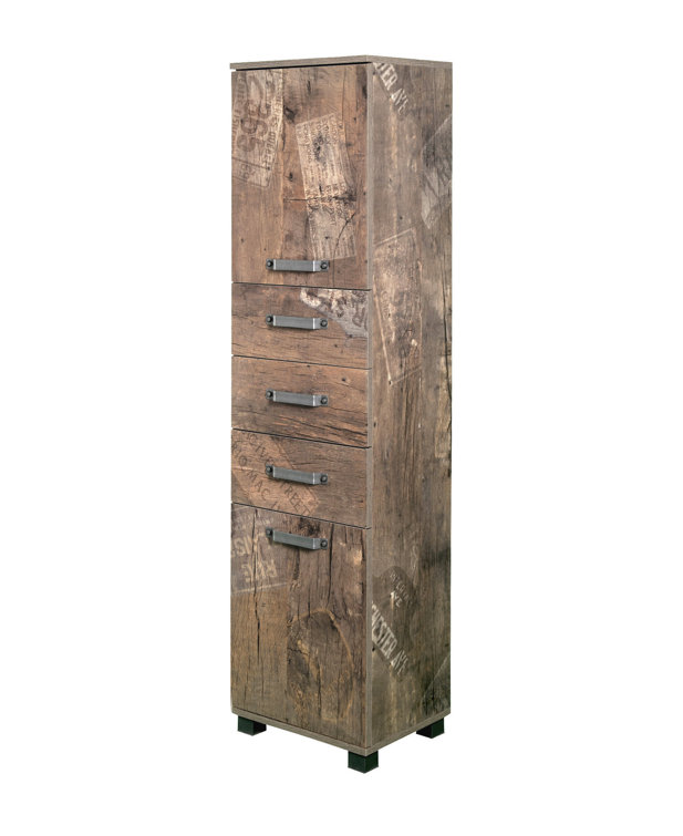 LoftDesigns 40 cm x 163,7 cm Badschrank Milan & Bewertungen | Wayfair.de